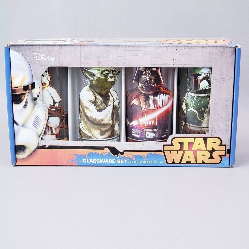 Star Wars Set of 4 Drinking Glasses